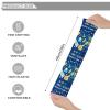 GoasNei Happy Hanukkah Socks Sport Socks for Women Men Breathable Long Socks for Running Athletic Travel view 3