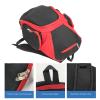 PerGar Basketball Backpack, Black Red Multifunctional Basketball Backpack, Large Capacity with Multiple Storage Pockets Youth Soccer Bag, for Soccer Volleyball view 4