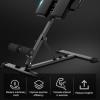 clinmday Adjustable Roman Chair Exercise Equipment, Foldable Fitness Hyperextension Machine Back Extension Ab Workouts, Waist Sit Up Extension Workout, Buttocks Machine, Full Body Strength Exercise B view 3
