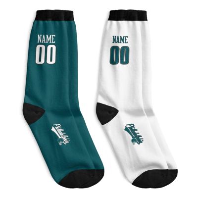 ANTKING Philadelphia Socks for Men Women Youth Gifts Custom Personalized Name and Number Socks