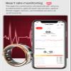 Smart Ring Fitness Tracker Fingerband Wireless Charging Box Healthy Sleep Tracker Smart Ring Free App(Gold,10#) view 3
