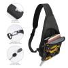 Sling Bag Bea Crossbody Bag Sling Backpack Chest Bag Casual Daypack for Travel Hiking view 4
