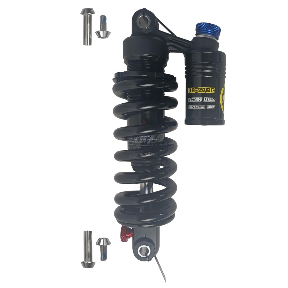 Voilamart 200mm Bike Rear Suspension Bicycle Rear Shock 750 LBs Preload Adjustable 56mm Travel