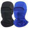 Blue Balaclava Black Ski Mask 2 Pack Full Face Mask Men Shiesty Ski Mask for Men Women Motorcycle Summer Face Cover Sun UV Protection Football Snowboarding view 1