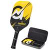 A11N Empire Edgeless Pickleball Paddle  Carbon Fiber Paddle with Longer Handle Design for Double-Handed Backhand & SuperGrit Surface Texture Technology, PowerMax  Elongated Shape, Yellow view 1