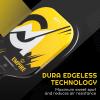 A11N Empire Edgeless Pickleball Paddle  Carbon Fiber Paddle with Longer Handle Design for Double-Handed Backhand & SuperGrit Surface Texture Technology, PowerMax  Elongated Shape, Yellow view 2