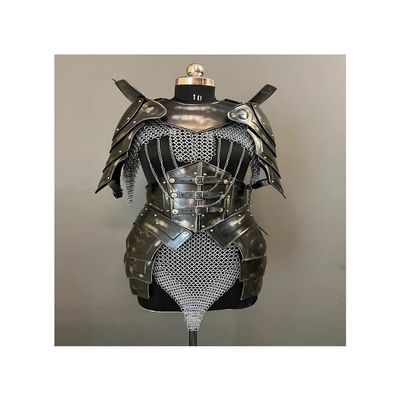 ARTIZANSTORE Medieval Ancient Cuirass Armor, Brave Lady Armor,Chainmail Armor, Cosplay Armor, Sca Armor, Larp Armor, Fantasy Armor, Gift women.