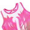 BAOHULU Girls Leotards for Gymnastics & Dance One Piece Sparkly Toddler Kids Athletic Practice Activewear B379_WhiteRose_8A view 2