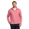 Izod Men's Performance Comfort Quarter Zip Long Sleeve Shirt, Holly Berry, Medium view 1