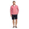Izod Men's Performance Comfort Quarter Zip Long Sleeve Shirt, Holly Berry, Medium view 4