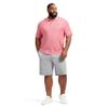 Izod Men's Big and Tall Advantage Performance Short Sleeve Polo Shirt, Dubarry, Large Tall view 3