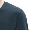 Men's Fashion Long Sleeve Shirts Soft Stretch V Neck Basic Cotton Tees Crew Neck Classic Casual Pullover T-Shirt (Medium,Green 1) view 3