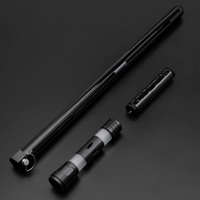 LAAMMIAM Lightsaber Scabbard Accessories,95cm Metal+Plastic Light Saber Protective Carrying Case,Black