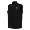 Antigua Men's Black Washington Commanders Regard Full-Zip Vest view 1