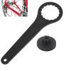 20.5x6.1x0.3cm / 8.1x2.4x0.1in Bike Bottom Bracket Tool, Bike Bottom Bracket Wrench for BB91 BB109 BB30SH PF30SH BB86 30 BB30 30 BB Tool (Black) view 1