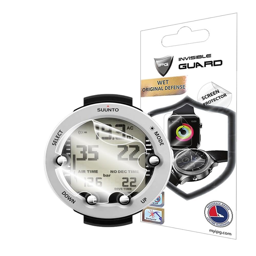 IPG for Suunto Vyper Novo Hydrogel Screen Protector (2 Units) Invisible HD Clear Film Anti Scratch Guard-Smooth/Self-Healing/Bubble for VyperNovo