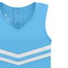 College Baby NCAA Officially Licensed Cheerleader Bodysuit Dress - Tank Top - Ole Miss Rebels Logo - Carolina Blue - 24 Months view 3