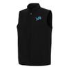 Antigua Men's Black Detroit Lions Regard Full-Zip Vest view 1
