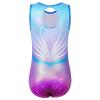 BAOHULU Girls Leotards for Gymnastics & Dance One Piece Sparkly Toddler Kids Athletic Practice Activewear B374_BluePurple_8A view 2