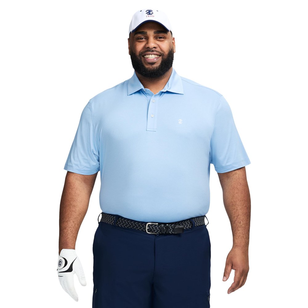 Izod Men's Big & Tall Swingflex Performance Mesh Polo, Placid Blue, XX-Large Big