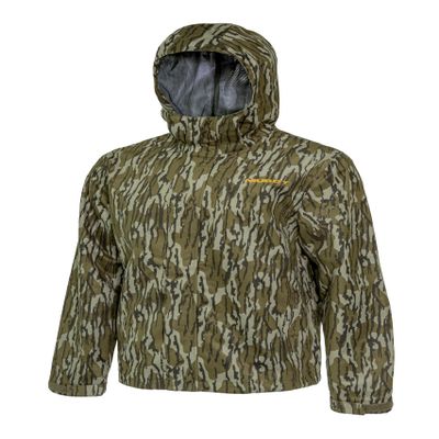 Muddy Outdoors Men's TRX Lightweight Rain Jacket Mossy Oak Bottomland Medium
