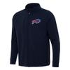 Antigua Men's Navy Buffalo Bills Regard Full-Zip Jacket view 1
