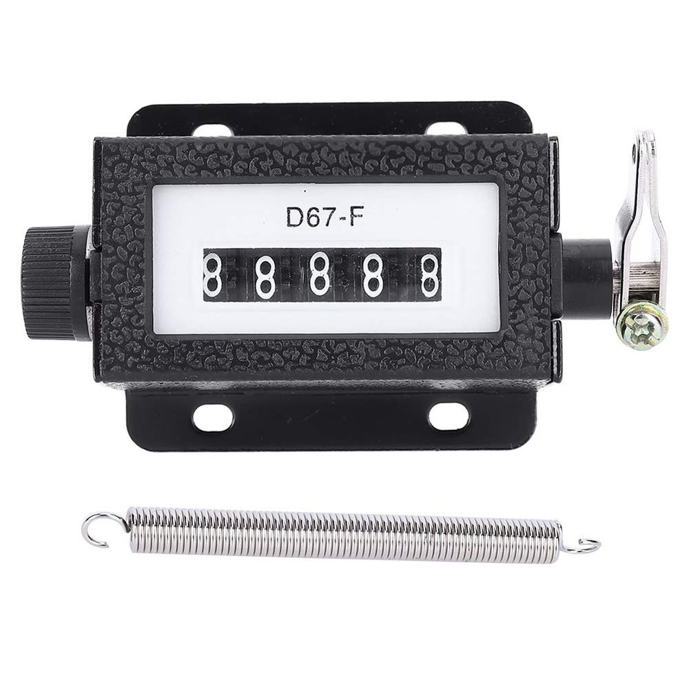 5 Digit Al Counter Al Counter, Bale Digit, Mechanical for Baler, Counters Counters, Playmats & Gameplay Accessories Knob Resettable Manual Hand Pull Tally