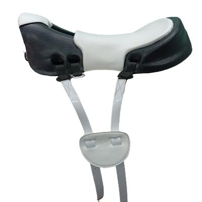 HUMAYL Saddlery Fibre Tree Comfy Endurance Genuine Leather Horse Saddle Comfortable Light Weight Horse Riding Easy to Clean Carbon Saddle Stirrup & Straps Size:15-17 inches MOD05 (17" inches Seat)