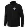 Antigua Men's Black Pittsburgh Steelers Regard Full-Zip Jacket view 1