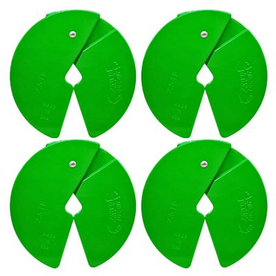 Micro Gainz Dumbbell Fractional 2.5 lb Weight Plate, Ideal for Micro Loading, (Choose Color) 4 Piece Fractional Weight Plates, Designed for Dumbbell Training, Made In USA (Green)
