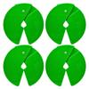Micro Gainz Dumbbell Fractional 2.5 lb Weight Plate, Ideal for Micro Loading, (Choose Color) 4 Piece Fractional Weight Plates, Designed for Dumbbell Training, Made In USA (Green) view 1