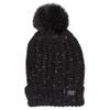 Polar Extreme Heat Womens Sherpa Lined Marl Cuff HAT OSFM- Black Marl view 1