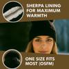 Polar Extreme Heat Womens Sherpa Lined Marl Cuff HAT OSFM- Black Marl view 2