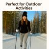 Polar Extreme Heat Womens Sherpa Lined Marl Cuff HAT OSFM- Black Marl view 3