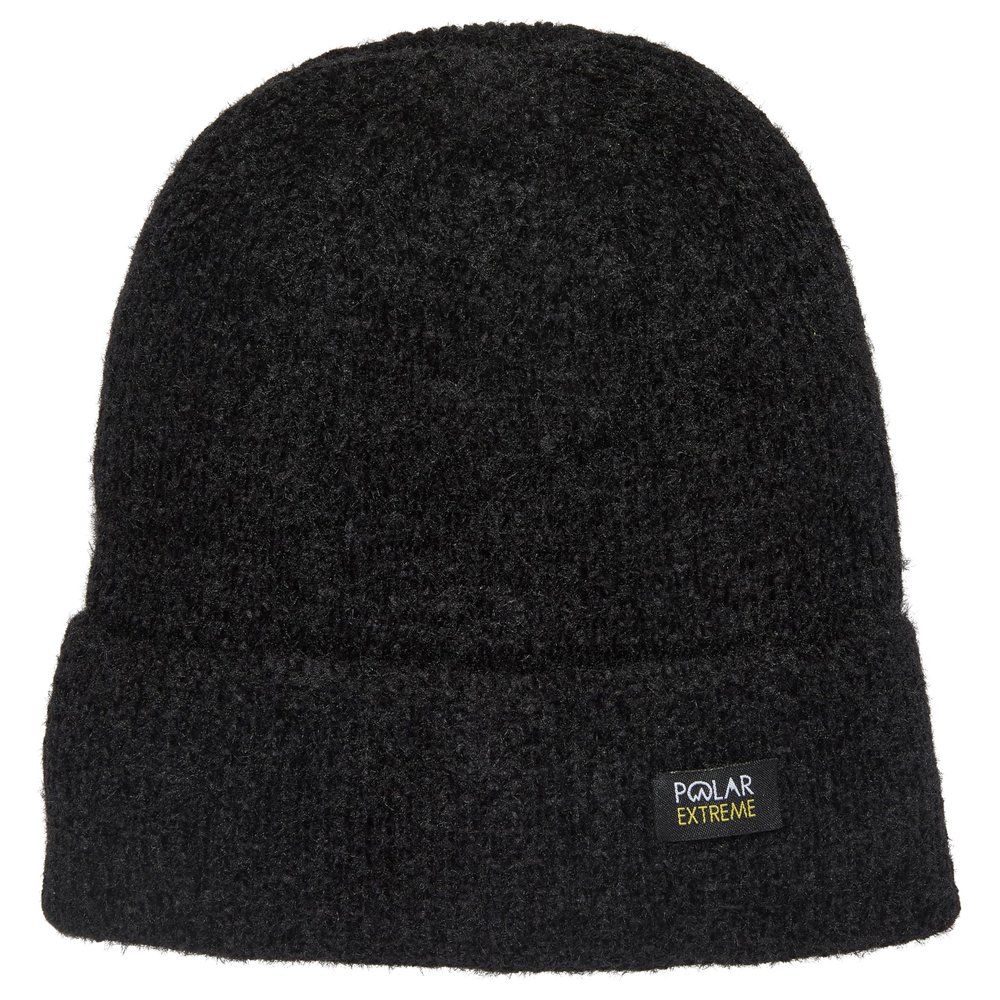 Polar Extreme Heat Womens Sherpa Lined Fleck Chunky Cuffed HAT W/POM OSFM -Black