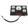 Boat Dash Panel, Boat Switch Panel with Accessories Aluminum Alloy ABS Marine Switch Panel for Caravan Yacht Fishing Boat Ship (White Dial) view 2
