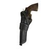 Gun Holster for Men Women Pistol Cover Revolver Holder Tooled Leather Universal FIT Open Bottom | Left Handed (Sea Shell - Black) view 2