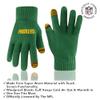 Ultra Game NFL Official Adults Super Soft Two Tone Winter Beanie Knit Hat with Extra Warm Touch Screen Gloves, Green Bay Packers, Team Color, 1SIZE view 3