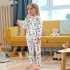 ALAZA Cartoon Big Ben London Cityscape 2 Piece Pajama Set Long Sleeve Top and Pants Sleepwear Unisex 6Y view 3