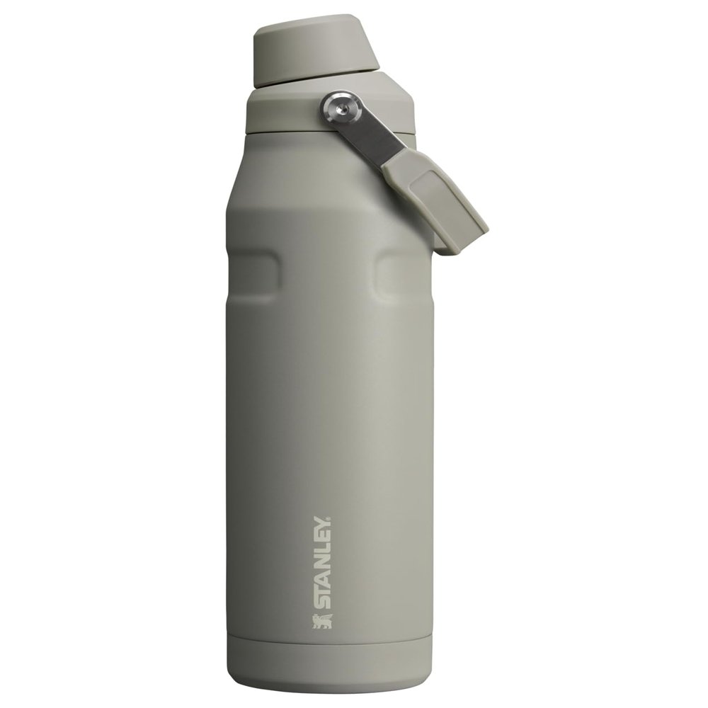 STANLEY IceFlow Fast Flow Water Bottle 36 oz | Angled Spout Lid | Lightweight and Leakproof for Travel and Sports | Insulated Stainless Steel | BPA-Free | Ash