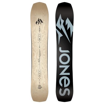 JONES - Men's Flagship, Snowboards Directional Freeride, Ideal for freeriding and Fall-line Freestyle, Size 164, Color Wood Veneer