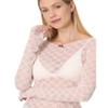 Free People Womens from Me to You Long Sleeve, Blossom, Small view 3