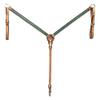 BAR H EQUINE Western Handtooled Leather Horse Headstall & Breast Collar Set | Tack view 3