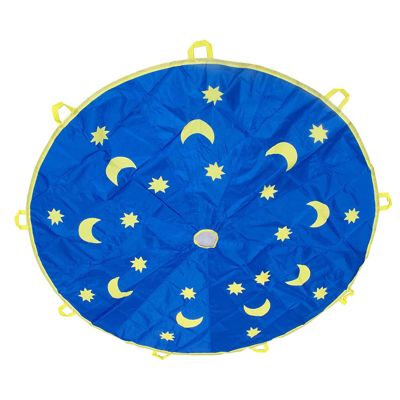 Akozon 1.8M Kids Rainbow Parachute Outdoor Sports Play for Confidence & Coordination Building