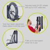 Pivot Bike Storage Rack Black 3-Pack by Delta Cycle - Bike Rack Garage Wall Mount Swivels to Save Space - No Heavy Lifting Vertical Bike Rack - Indoor Bike Storage Wall Hanger Holds Up to 100 lbs view 3