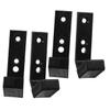 WOONEKY 4pcs Barbell Stand Barbell Storage Rack Weight Plates Holder Wall-mounted Holder Fitness Equipment Rack view 1