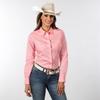 Wrangler Western Women's Retro Button-Down Shirt, Pink, 3X-Large view 3