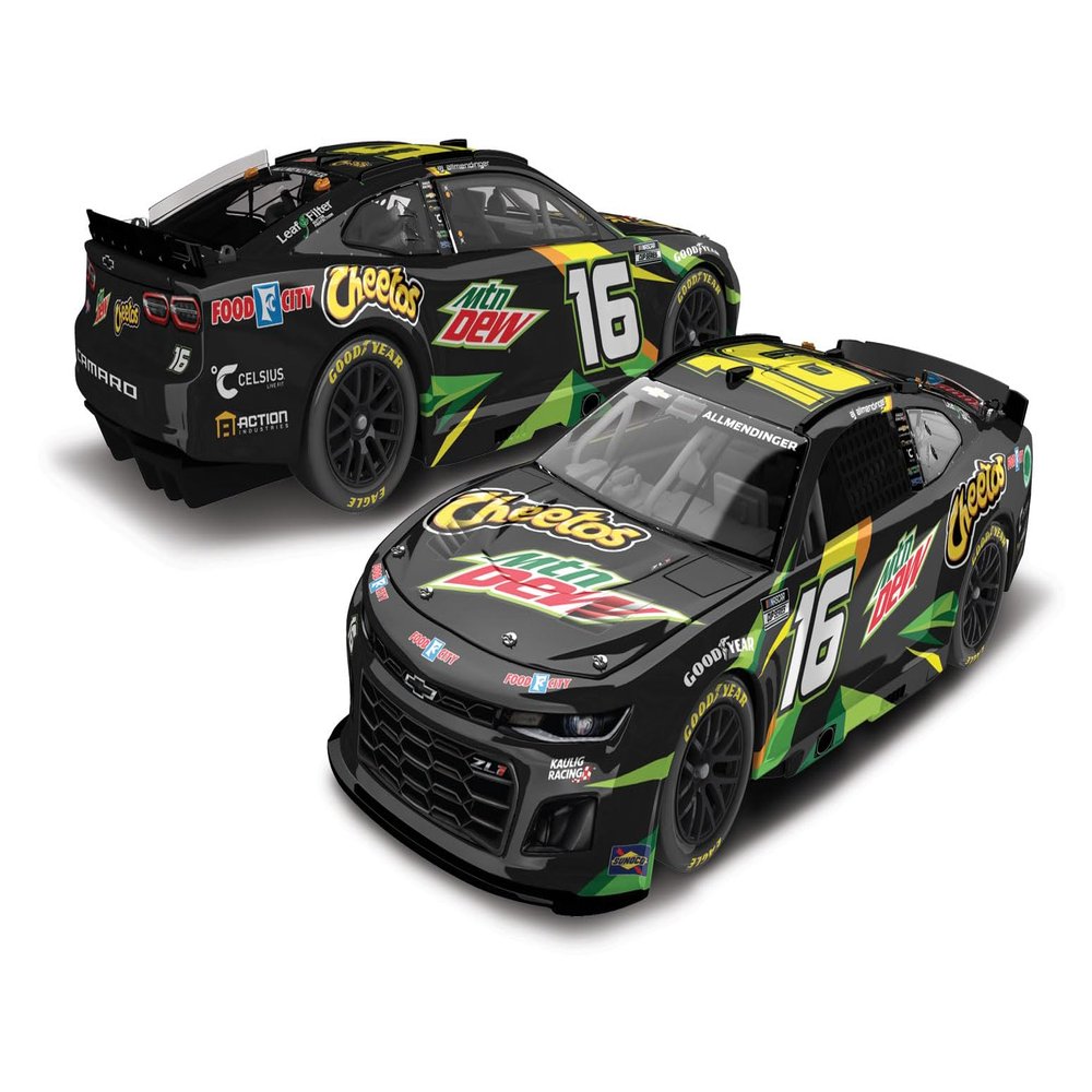 Lionel Racing AJ Allmendinger 2024 MTN Dew - Cheetos 1:24 Scale ARC Diecast Car
