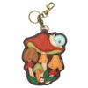 CHALA Plant Life Collection Women's Decorative Key Fob/Coin Purse Accessory - Brown Mushrooms view 1