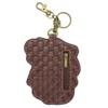 CHALA Plant Life Collection Women's Decorative Key Fob/Coin Purse Accessory - Brown Mushrooms view 2